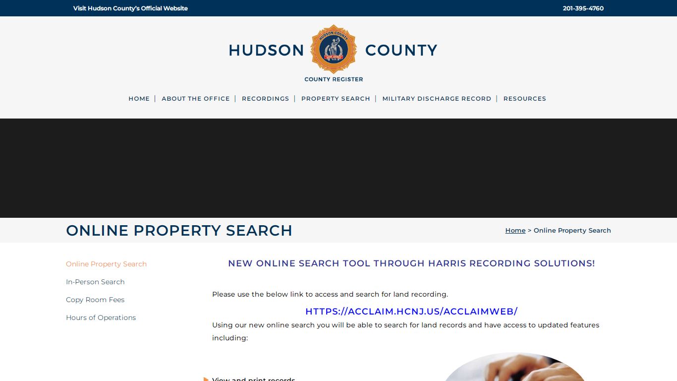 Hudson County Register Office NJ | Online Property Search